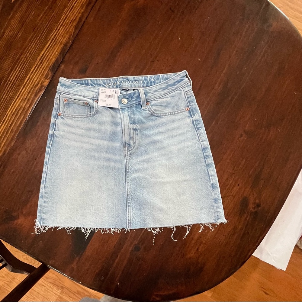 America Eagle Denim Mini Skirt
